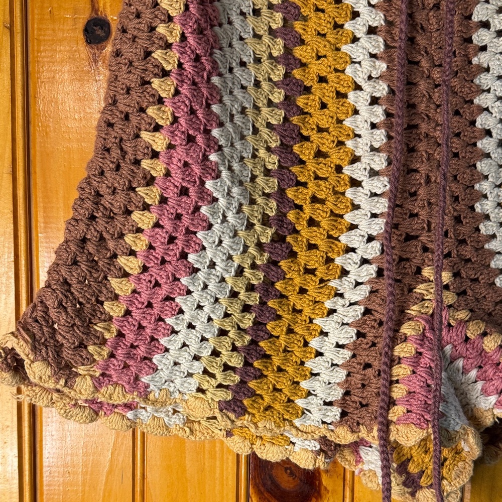 Zara Multicolor Crochet High Waist Shorts - Picture 3 of 5